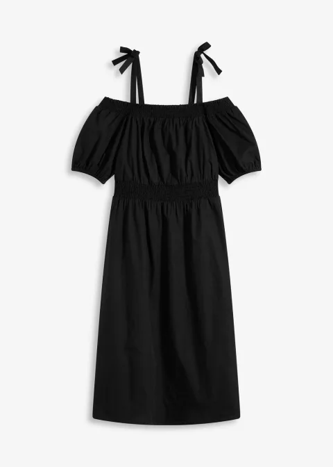 Robe col Bardot 100% coton