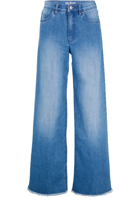 Jean large taille haute