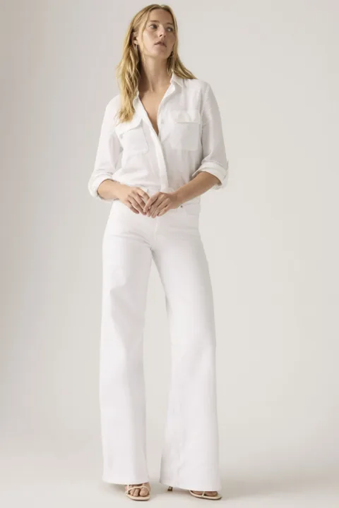 Levi's Jean 318 Galbant Wide Leg - Femme - Bleu / Clever Girl - 33X32
