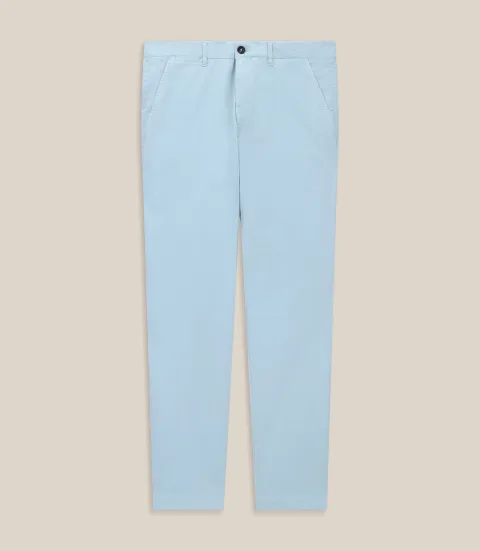 IZAC - Pantalon coton stretch indigo