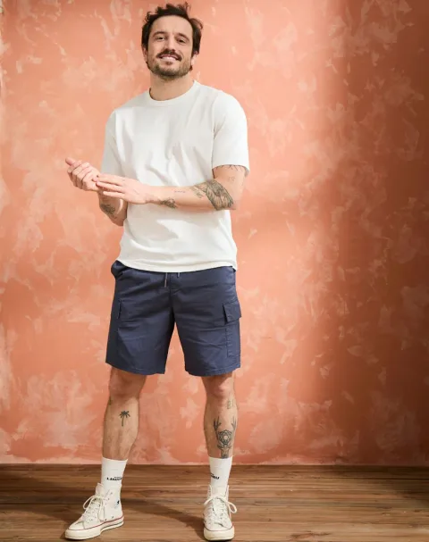 T-shirt loose - Ecru - Blanc - Lemahieu