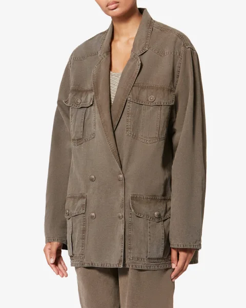 Veste Nevala - Femme - Beige - Taille 42 - Marant Étoile