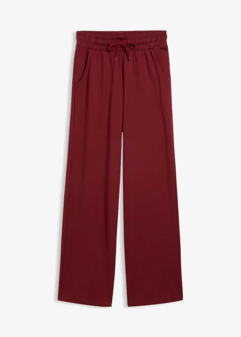 Pantalon en jersey interlock
