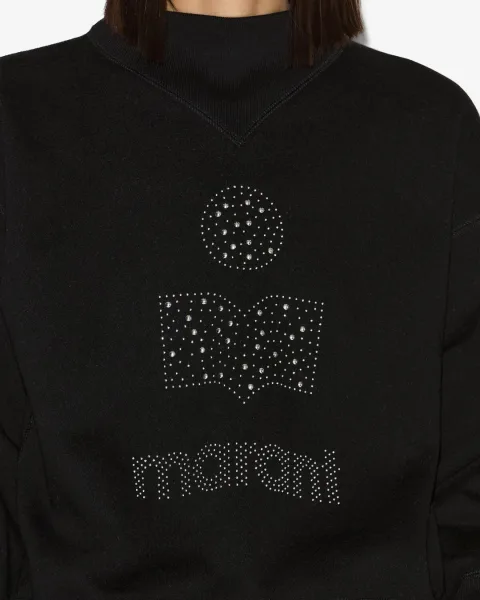 Sweatshirt Moby Glitter - Femme - Noir - Taille 42 - Marant Étoile