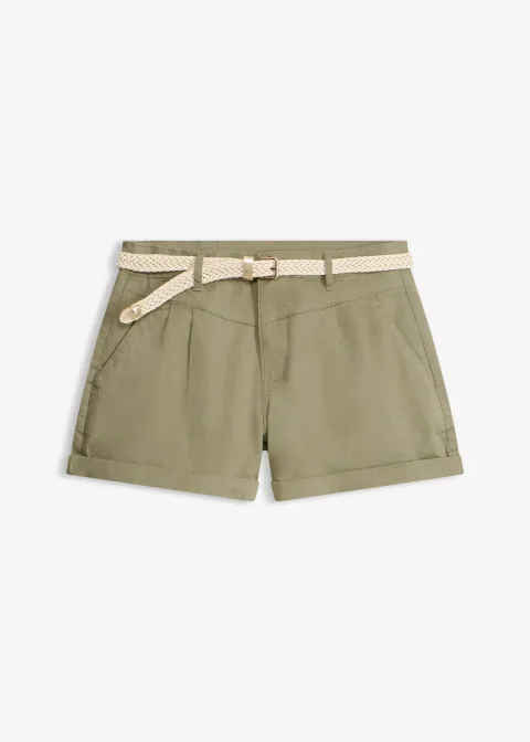 Short en coton extensible