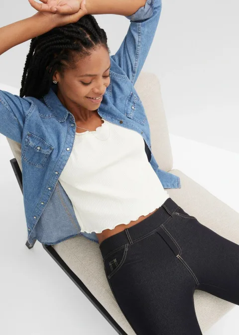 Legging effet jean