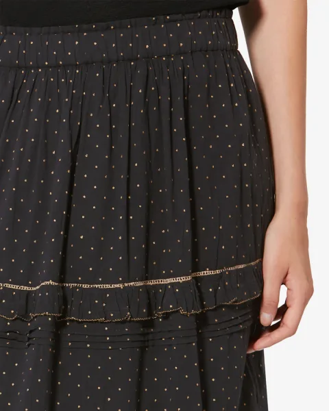 Jupe Volodia - Femme - Noir - Taille 42 - Marant Étoile