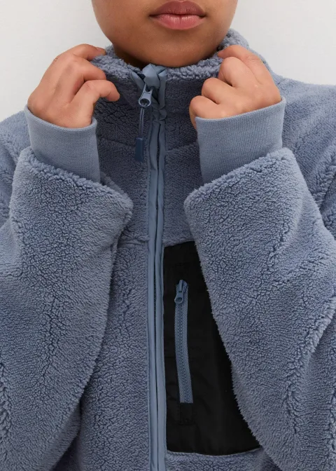 Veste en polaire peluche