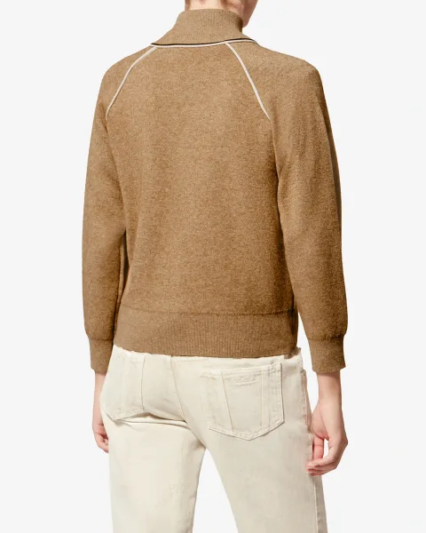 Cardigan Lanya - Femme - Camel-gris Clair - Taille 42 - Marant Étoile