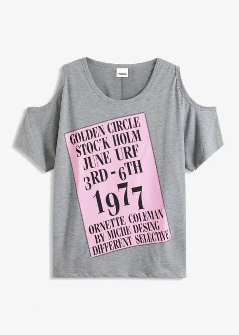 T-shirt avec découpes