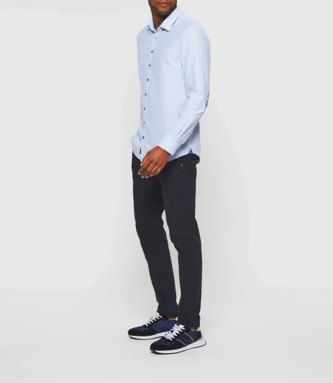 IZAC - Chemise casual bleu ciel ''Keo''