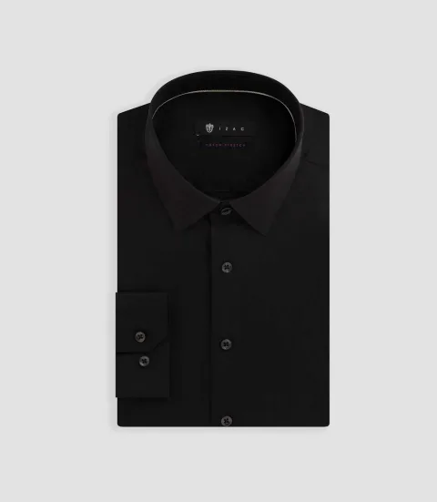 IZAC - Chemise slim noire