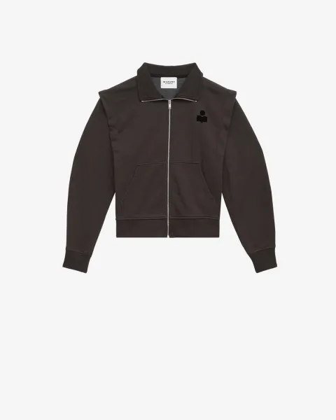 Sweatshirt Madilia - Femme - Noir Délavé - Taille 42 - Marant Étoile