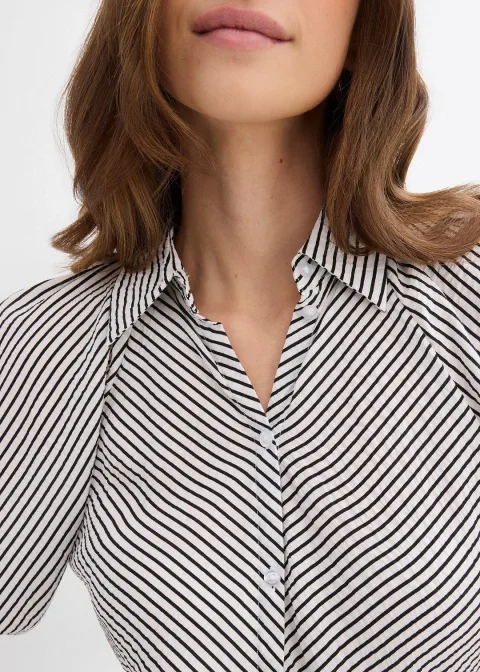 Chemisier en fine viscose mélangée