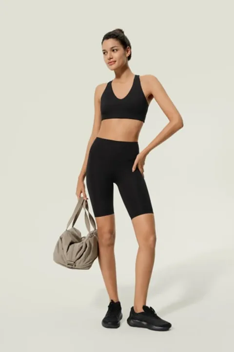 Shorts Cyclistes Tricot de Soutien Respirant avec Intérieur Soie