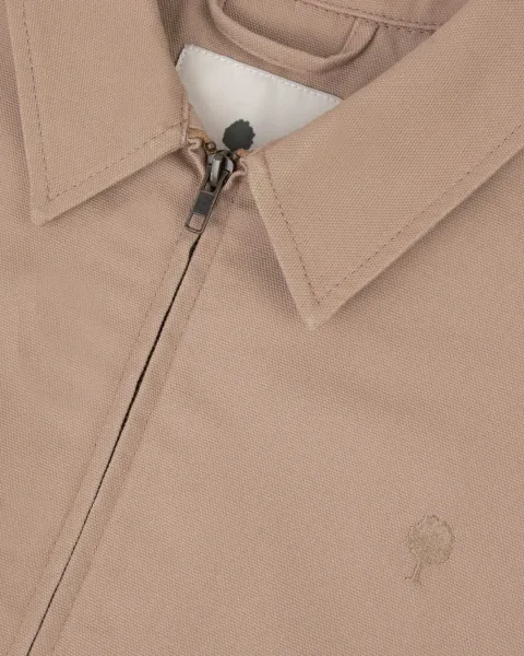 Blouson coton taupe - DOURDAN