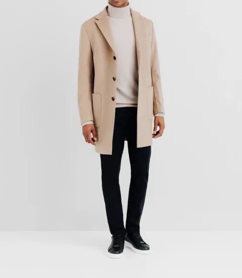 IZAC - Manteau ville camel