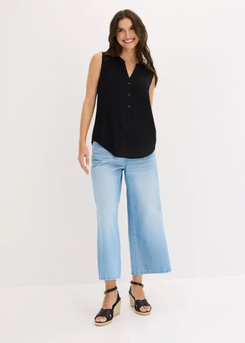 Blouse sans manches 100% viscose