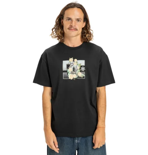 Rose And Thorn Star - T-shirt à manches courtes Noir Homme