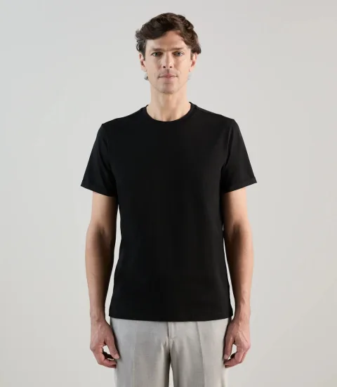 IZAC - T-shirt col rond noir