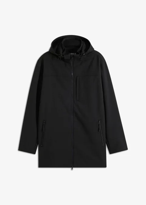 Parka softshell à capuche amovible