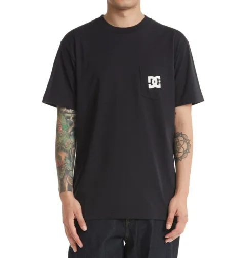 Star - T-Shirt à manches courtes Noir Homme