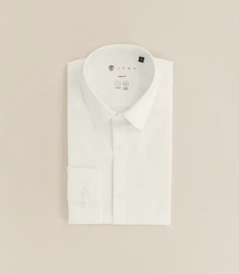 IZAC - Chemise col français écrue