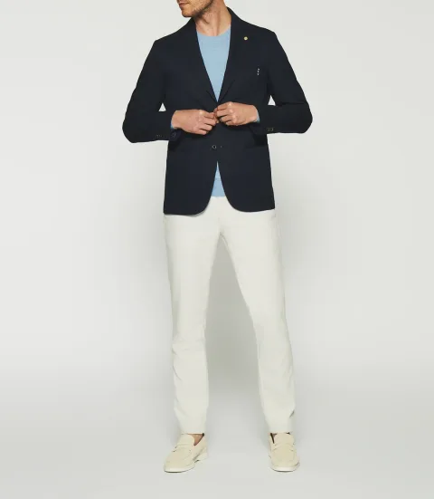 IZAC - Veste à 2 boutons marine ASTI