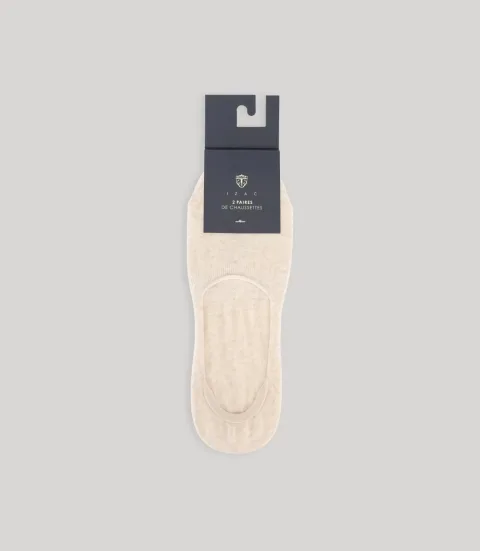 IZAC - Pack de chaussettes beige chiné