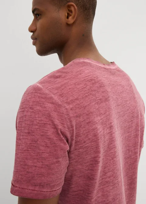 T-shirt aspect délavé en coton