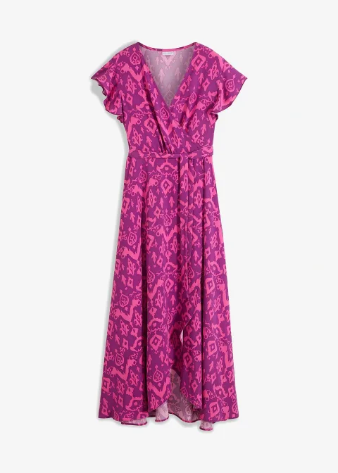 Robe portefeuille imprimée