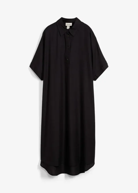 Robe-chemise fluide en viscose fine