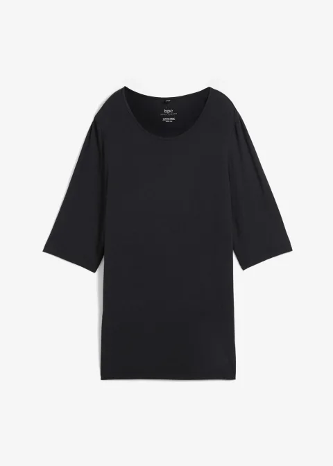 T-shirt long pratique avec fente, séchage rapide