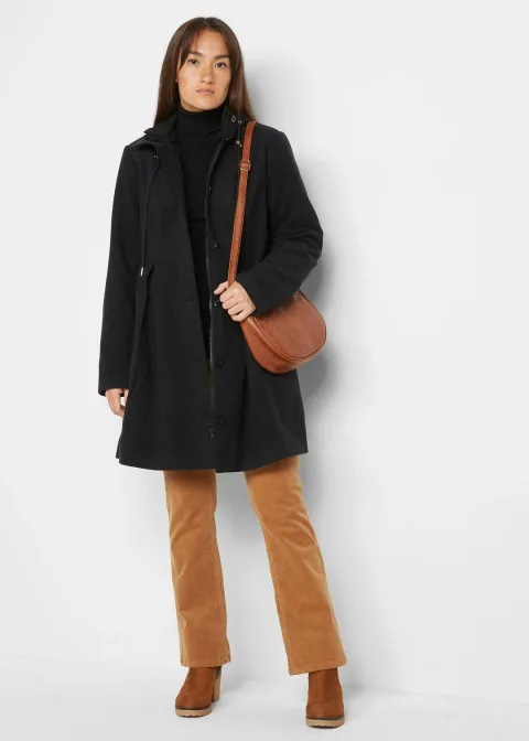 Manteau à capuche et pinces