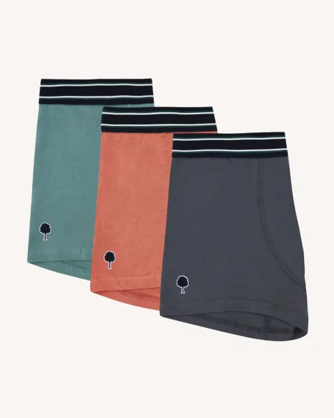 Lot de boxers x3 bleus et rouge - BOXER