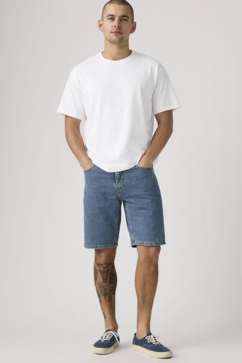 Levi's Short 445 Athletic - Homme - Medium Wash / Hermes Swift Short - 36