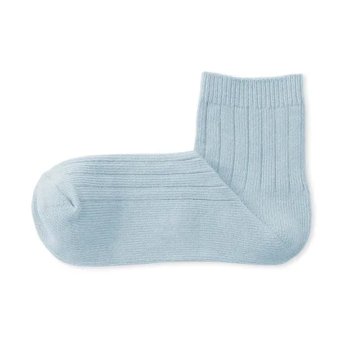 Socquettes à côtes extensibles à angle droit pour femme