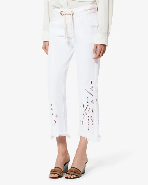 Pantalon Alison - Femme - Blanc - Taille 42