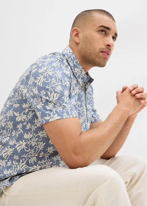 Chemise manches courtes, 100% coton