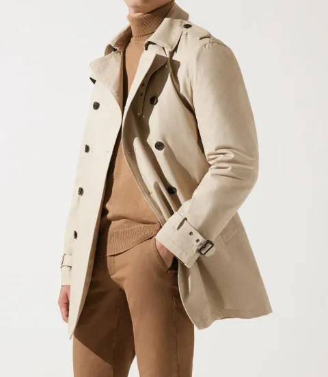 IZAC - Trench croisé beige ISTANBUL