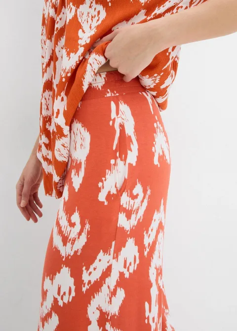 Pantalon en jersey viscose