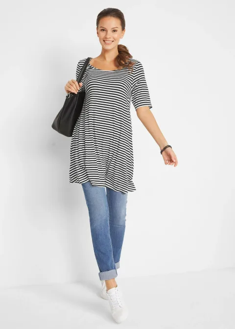 Tunique T-shirt en viscose extensible