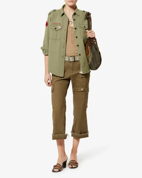 Chemise Umberta - Femme - Kaki - Taille40