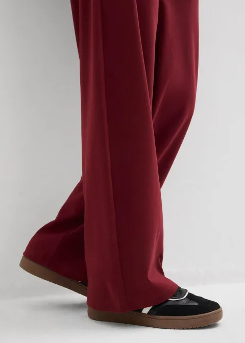 Pantalon en jersey interlock
