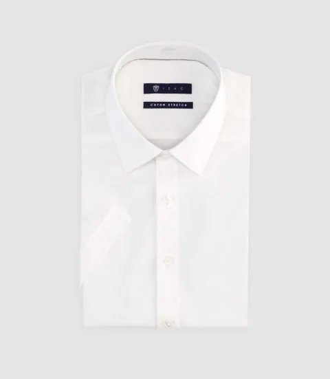 IZAC - Chemise a manches courtes BLANC