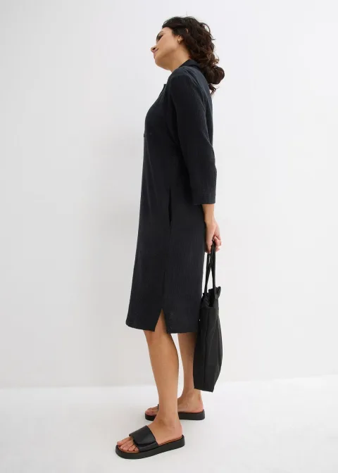 Robe-chemise en gaze de coton