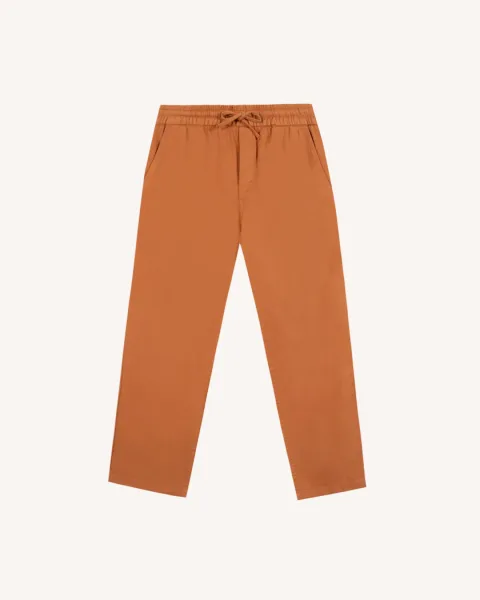 Pantalon en lin brique clair - DREUILLE