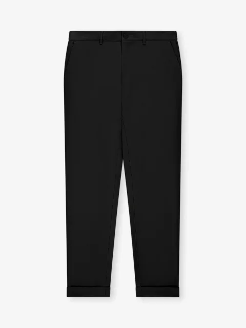 IZAC - Pantalon avec taille élastiquée noir