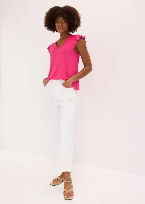 T-shirt en viscose extensible