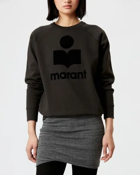Sweatshirt Logo Milly - Femme - Écru - Taille 34 - Marant Étoile